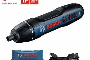 BOSCH 0 601 9H2 103 Шуруповерт аккумуляторный Bosch GO (0.2-5 Nm/3.6V) 0360 об/Макс=5мм