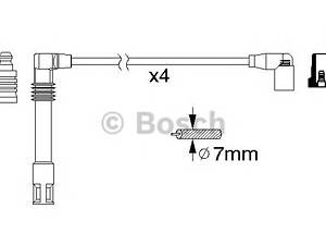 Bosch 0 986 356 305. Комплект проводов зажигания