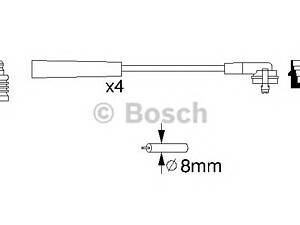 Bosch 0 986 356 700. Комплект проводов