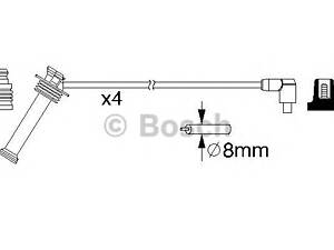 Bosch 0 986 357 208. Комплект вв проводів