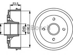 Bosch 0 986 477 061. Барабан тормозной