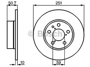 Bosch 0 986 478 341. Диск тормозной задний