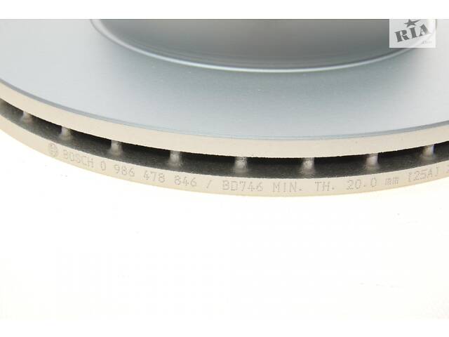 BOSCH 0 986 478 846 Тормозной диск (передний) VW T4 96-03 (280x24) (R15) - Фото 5