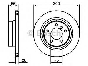 Bosch 0 986 479 218. Диск гальмiвний заднiй