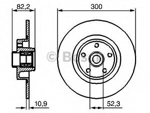 Bosch 0 986 479 280. Тормозной диск