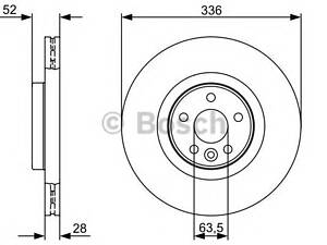 Bosch 0 986 479 395. Гальмівний диск