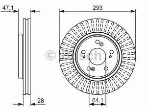 Bosch 0 986 479 456. Диск тормозной передний