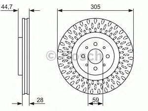 Bosch 0 986 479 570. Тормозной диск