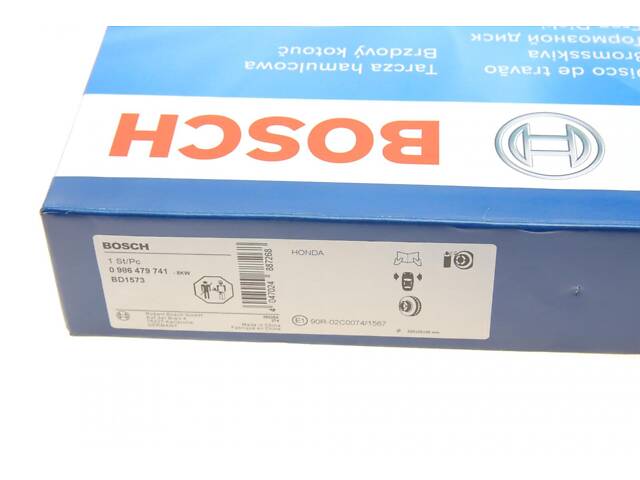 BOSCH 0 986 479 741 Тормозной диск (передний) Honda Accord VIII/IX 08- (320x32) - Фото 8