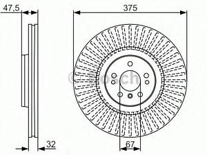 Bosch 0 986 479 A26. Тормозной диск