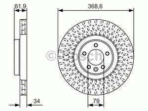 Bosch 0 986 479 B18. Диск тормозной передний