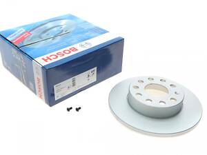 BOSCH 0 986 479 B78 Диск гальмівний (задній) Audi A3/Skoda Octavia/VW Caddy/Golf/Touran 03-15 (260х12)
