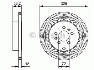 Bosch 0 986 479 C30. Диск гальмiвний заднiй