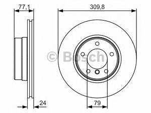 Bosch 0 986 479 S29. Диск тормозной передний premium2