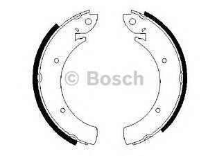 Bosch 0 986 487 648. Комплект гальмівних колодок