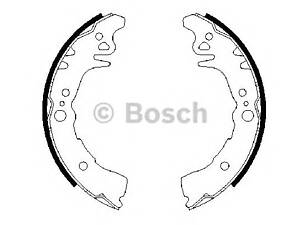 Bosch 0 986 487 689. Комплектуючі, гальмівна колодка