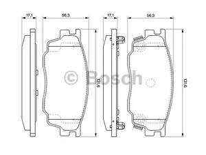 Bosch 0 986 494 078. Тормозные колодки