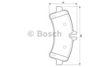 Bosch 0 986 494 122. Дисковi колодки заднi