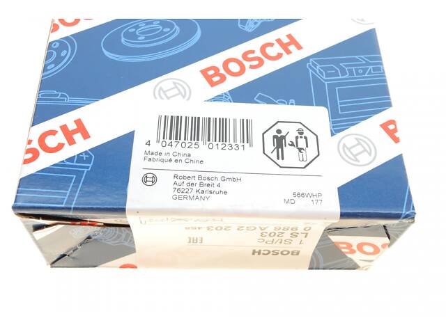 BOSCH 0 986 AG2 203 Лямбда зонд Nissan Micra/Note/Tiida 1.5-1.8 04- - Фото 7
