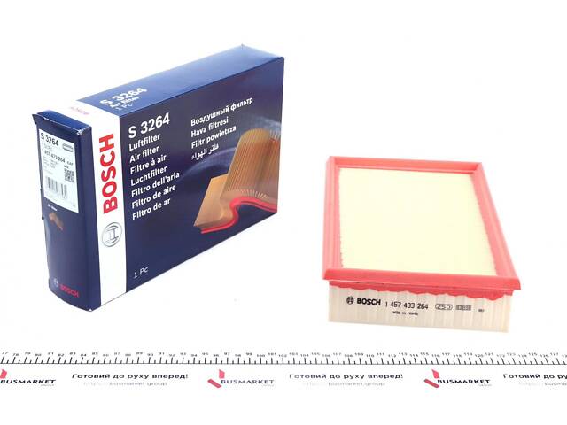 BOSCH 1 457 433 264 Фільтр повітряний VW Caddy 95-04 - Фото 1