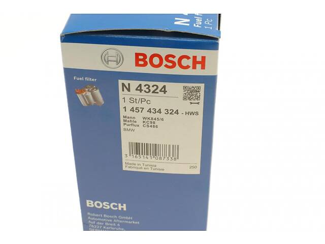 BOSCH 1 457 434 324 Фильтр топливный BMW 3 (E36)/5 (E34/E39)/7 (E38) 2.5D 91-04 (M51) - Фото 5