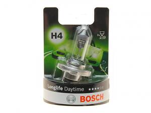 BOSCH 1 987 301 054 Автолампа H4 12V 60/55W P43t Longlife Daytime (галоген)