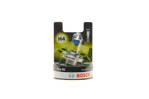 BOSCH 1 987 301 077 Автолампа H4 12V 60/55W P43t Plus 90%