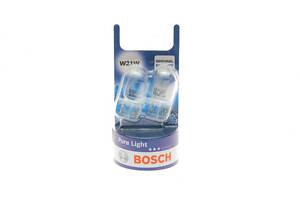 BOSCH 1 987 301 096 Автолампа W21W 12V 21W W3x16d Pure Light (к-кт 2шт)