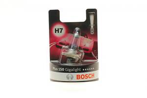 BOSCH 1 987 301 137 Автолампа H7 12V 55W PX26d +150 Gigalight (BL)