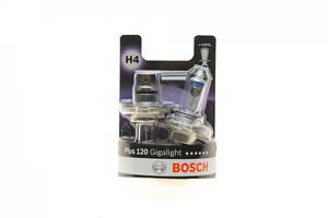 BOSCH 1 987 301 425 Автолампа H4 12V 60/55W P43t Plus 120 Gigalight DBL