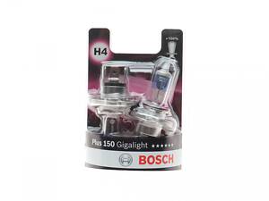 BOSCH 1 987 301 430 Автолампа H4 12V 60/55W P43t Plus 150 Gigalight DBL