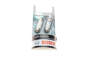 BOSCH 1 987 301 501 Автолампа C5W 12V 1W S8.5d LED Retrofit BL (палець)