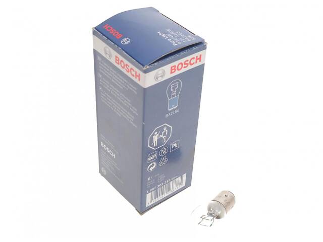 BOSCH 1 987 302 215 Автолампа P21/4W 12V 21/4W BAZ15d Pure Light - Фото 4