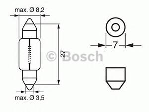 Bosch 1 987 302 226. Лампа standard 12v wv