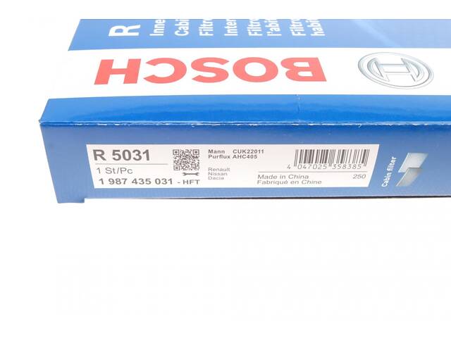BOSCH 1 987 435 031 Фильтр салона Renault Clio/Dacia Logan 12-(угольный) - Фото 6