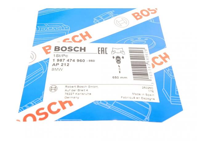 BOSCH 1 987 474 960 Датчик износа тормозных колодок (передних) BMW 3 (E46) 99-07 (L=650mm) - Фото 6