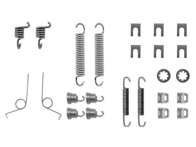 BOSCH 1 987 475 030 Комплект пружинок колодок ручника Renault Espace 84-96/Peugeot 204/304/305/69-90