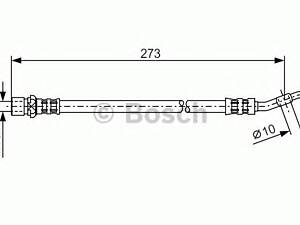 Bosch 1 987 476 212. Шланг тормозов. задний