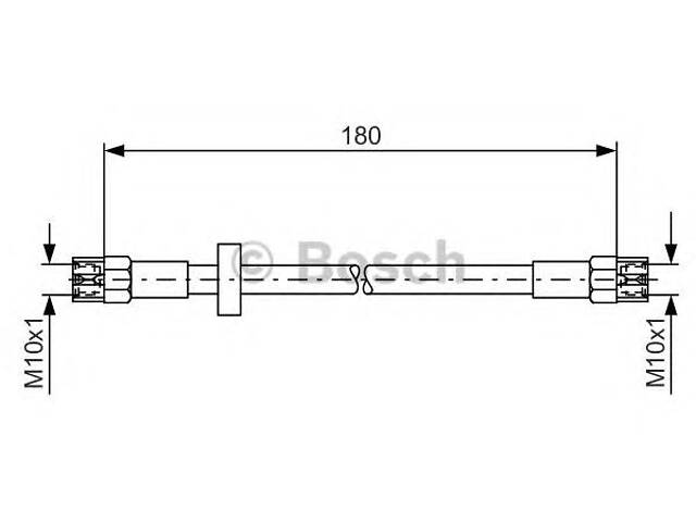 Bosch 1 987 476 216. Шланг тормозной