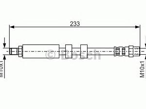 Bosch 1 987 476 418. Шланг тормозной