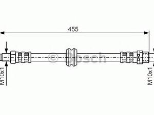 Bosch 1 987 476 444. Шланг гальмівний