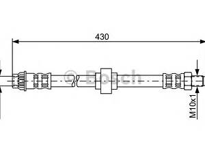 Bosch 1 987 476 918. Тормозной шланг