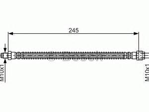 Bosch 1 987 476 950. Шланг тормозов. задний
