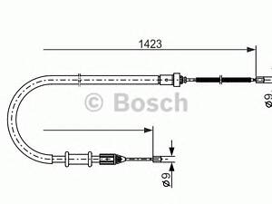 Bosch 1 987 477 632. Трос тормозной левый