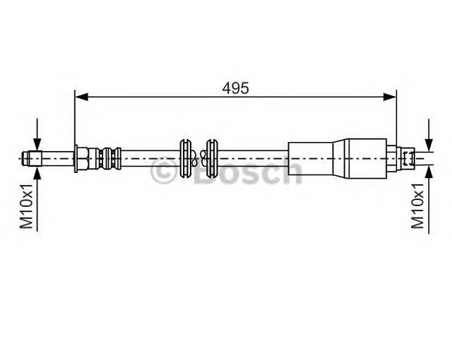 Bosch 1 987 481 005. Тормозной шланг