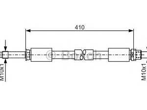 Bosch 1 987 481 020. Тормозной шланг