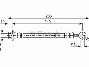 Bosch 1 987 481 571. Шланг гальм. задній прав