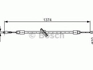 Bosch 1 987 482 312. Трос, парковочная тормозная система