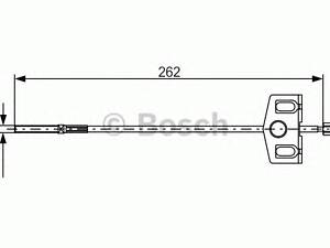 Bosch 1 987 482 337. Трос тормозной