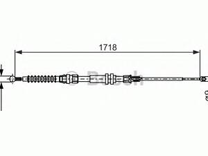 Bosch 1 987 482 378. Трос гальмiвний